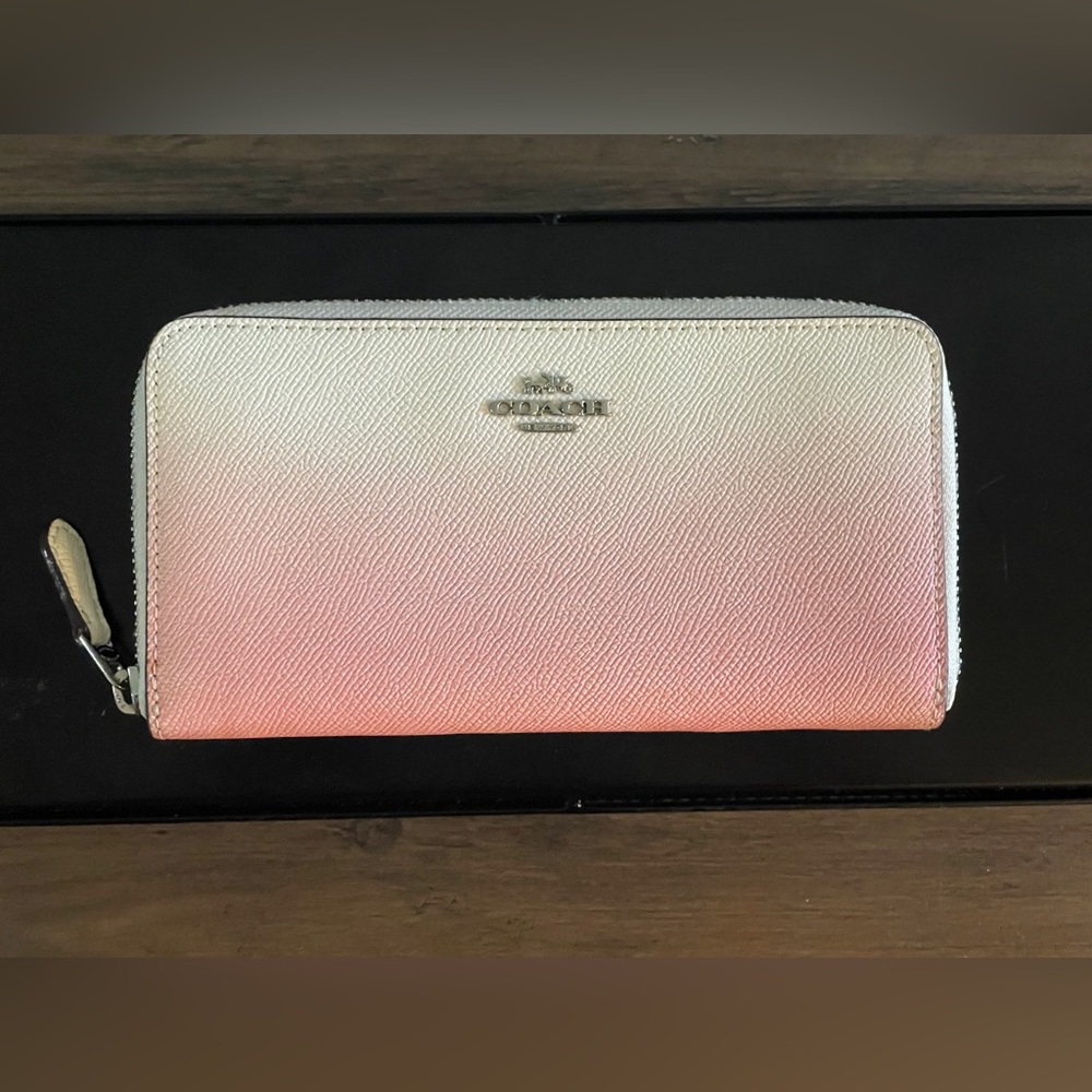Coach Pink Gradient Wallet